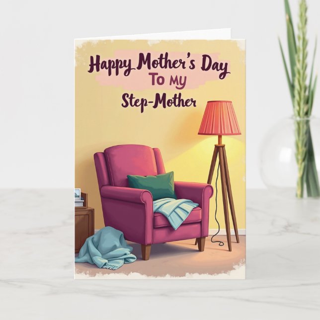 Loving Step Mothers Day Card (Front)