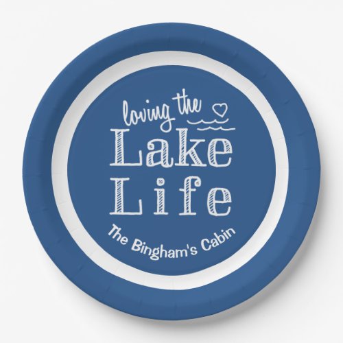 Loving the Lake Life Paper Plates