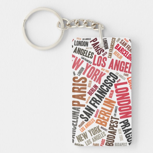 Loving traveling keychain (Front)