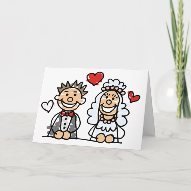 Loving Wedding Couple Card (2) (Front)