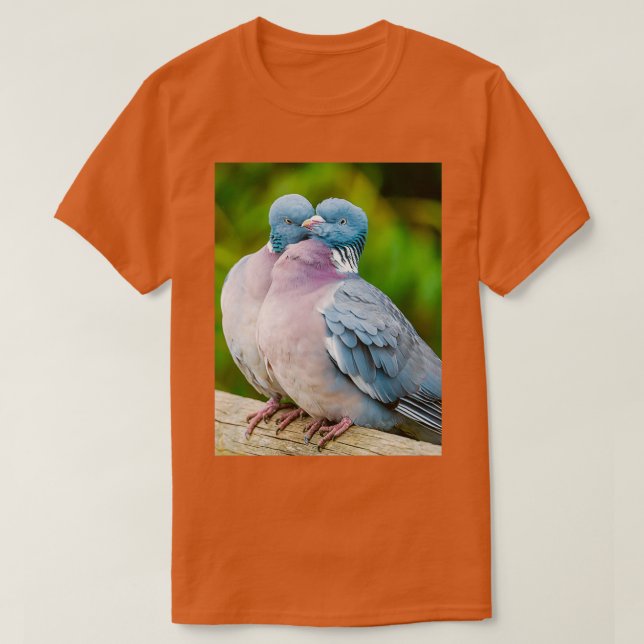 Loving Woodpigeons T-Shirt (Design Front)