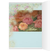 Loving Words for Mom Hummingbird Botanical Cards (Inside (Left))