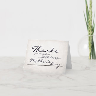 Loving Words for Mother’s Day with Gratitude Card