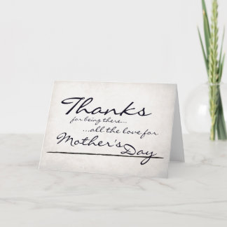 Loving Words for Mother’s Day with Gratitude Card