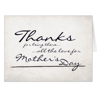 Loving Words for Mother’s Day with Gratitude Card