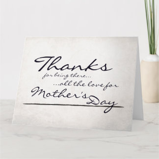 Loving Words for Mother’s Day with Gratitude Card