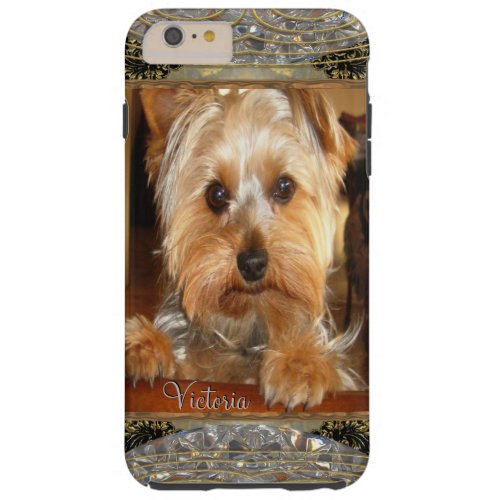 Loving Yorkies  66s or  Insert Your Own Photo Tough iPhone 6 Plus Case