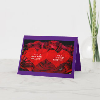 "LOVING YOU FOREVER" 5X7 Folded Greeting Card