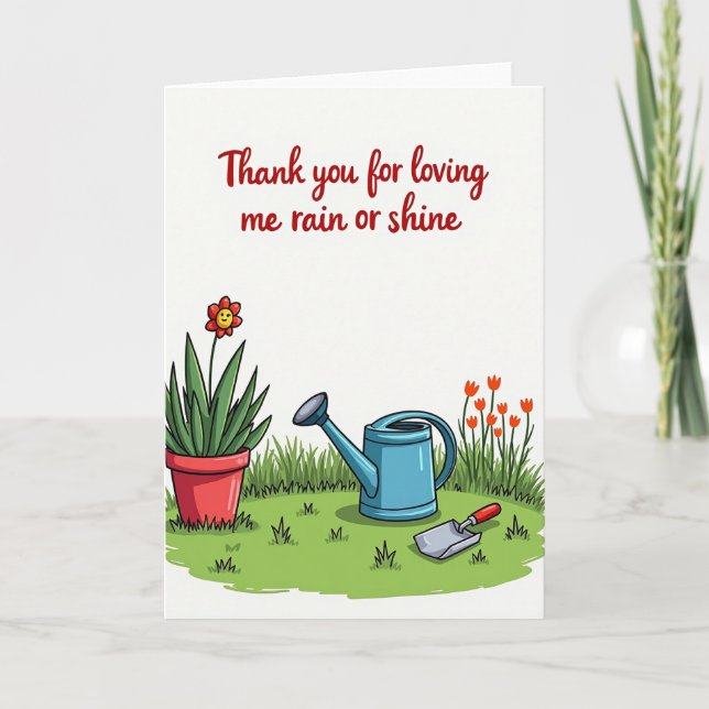 Loving You Mother Illustration Card (Front)