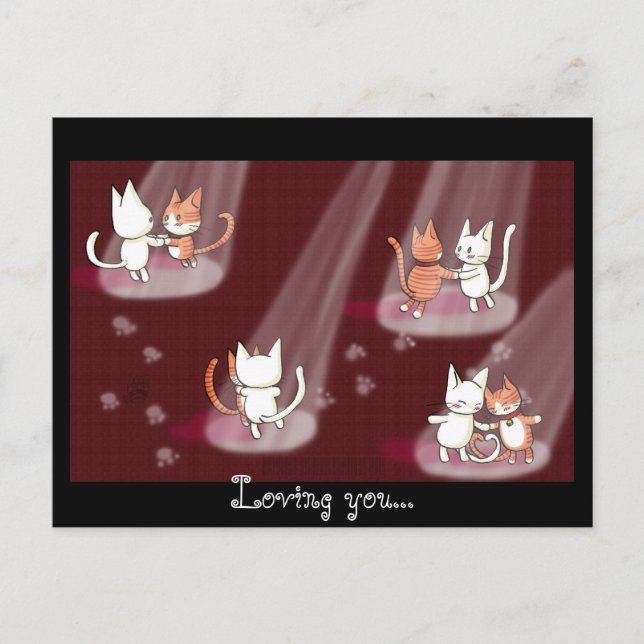 Loving you... postcard (Front)