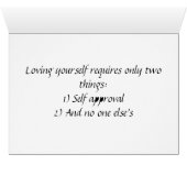 loving yourself (Inside Horizontal (Bottom))