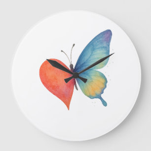 Loving Yourself Through Change Large Clock