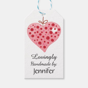 Lovingly, Handmade by: Customizable Gift Tags