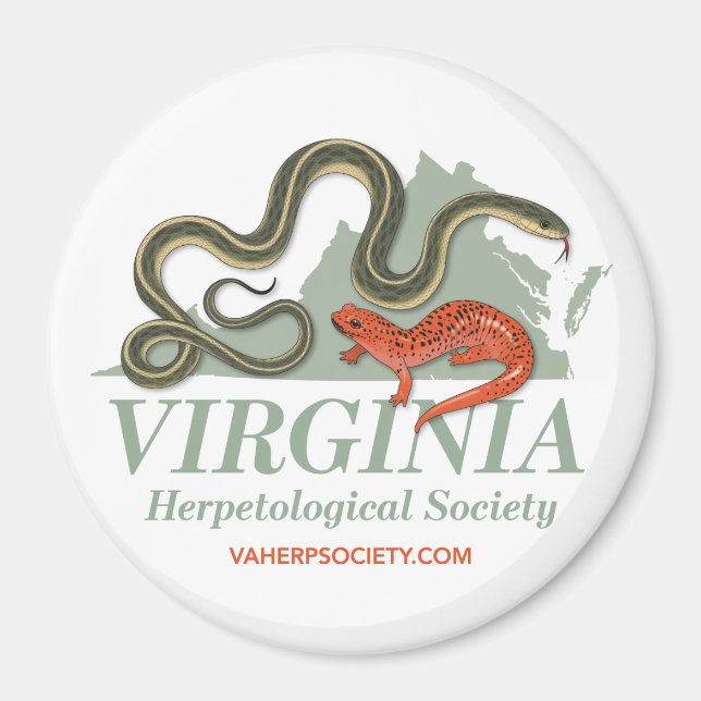 LOVirginia Herpetological Society Logo Magnet (Front)