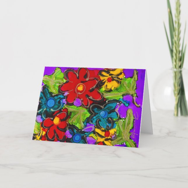 Lovitude Blank Card Jumping With Joy (Front)