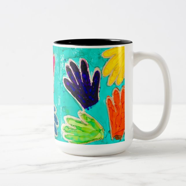 Lovitude Coffe Mug "Waving at You" (Right)