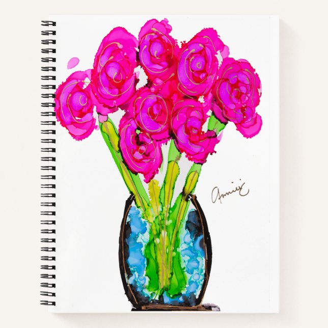 Lovitude Journal Pink Roses (Front)