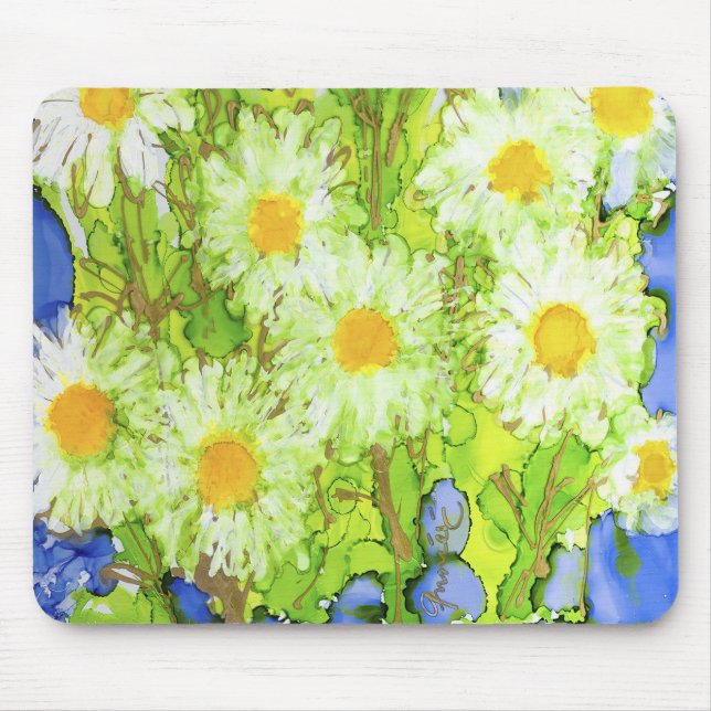 Lovitude Mousepad Happy Daisies (Front)