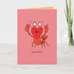 Lovster - Love Lobster Valentine's Greeting Card