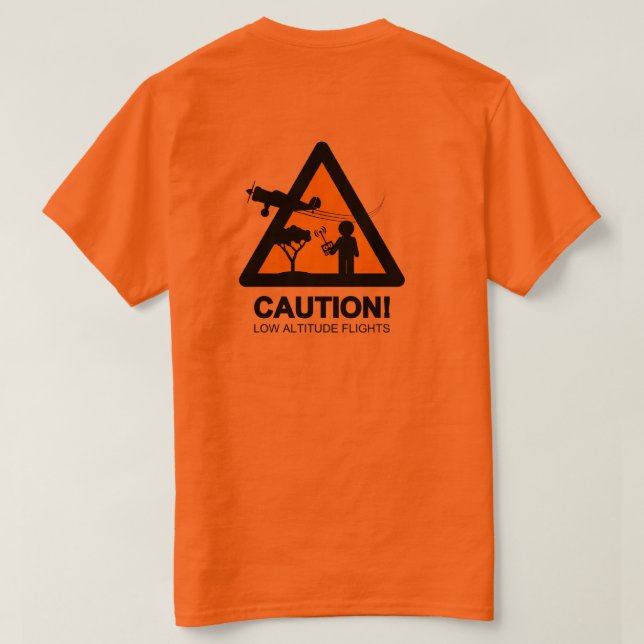 Low altitude flights (Back) T-Shirt (Design Back)