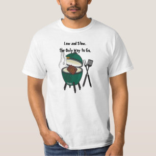 Low and Slow. The Only Way to Go.The Big Green Egg T-Shirt