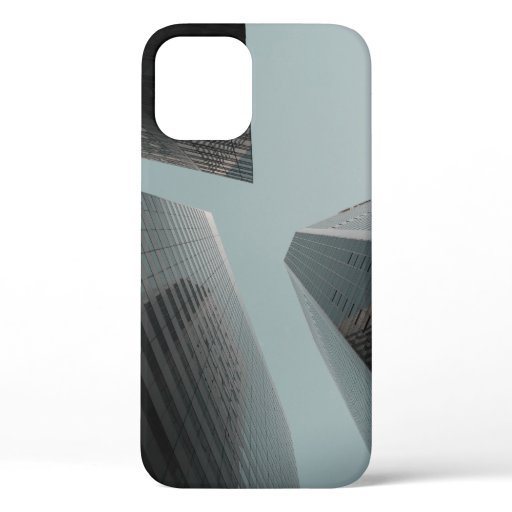 LOW ANGLE PHOTOGRAPHY OF BUILDINGS AT DAYTIME iPhone 12 CASE