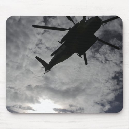 Low angle view of a CH_53E Mouse Pad