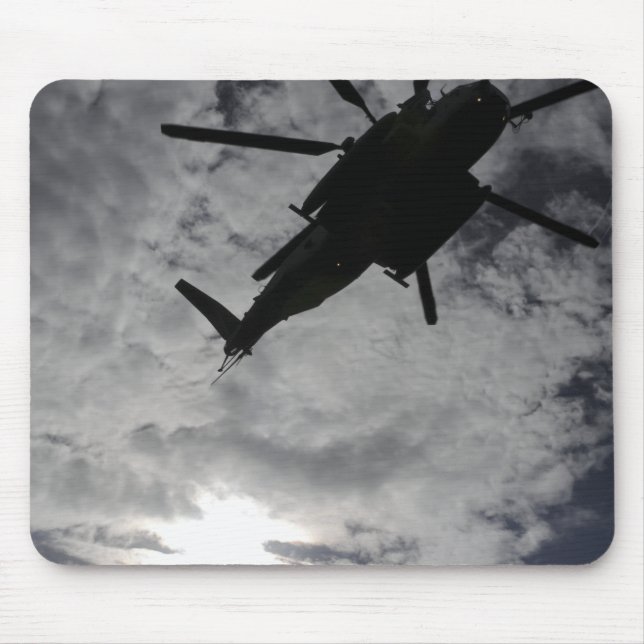 Low angle view of a CH-53E Mouse Pad (Front)