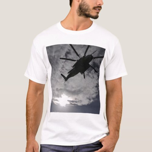 Low angle view of a CH_53E T_Shirt
