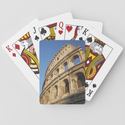 Low angle view of Colosseum Playing Cards