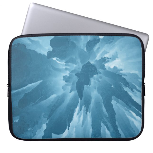Low angle view of stalactites laptop sleeve (Front)