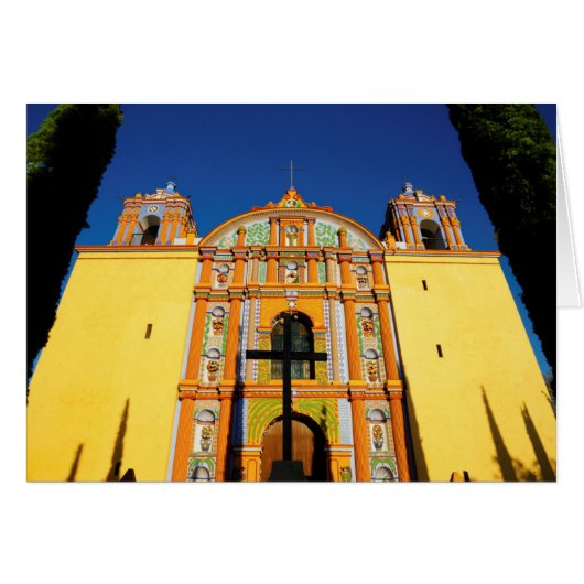 Low Angle View Of Yellow Ornate Church Cards (Front Horizontal)
