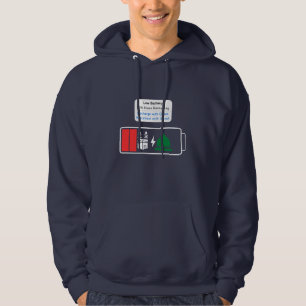 Low Battery – 20% Imaan Remaining   Customizable Hoodie