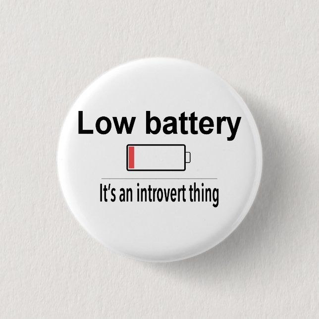 Low Battery Button (Front)