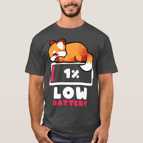 Low battery fox T_Shirt