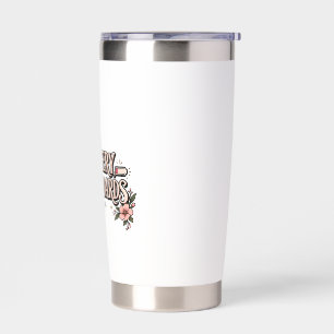 Low Battery High Standards Floral Aesthetic Funny Insulated Tumbler