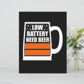 Low Battery Need Beer (Standing Front)