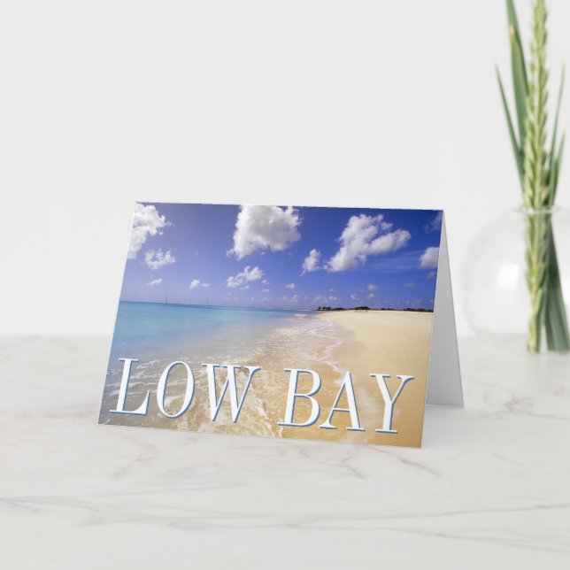 Low Bay Beach, Barbuda, Antigua | Thank You (Front)