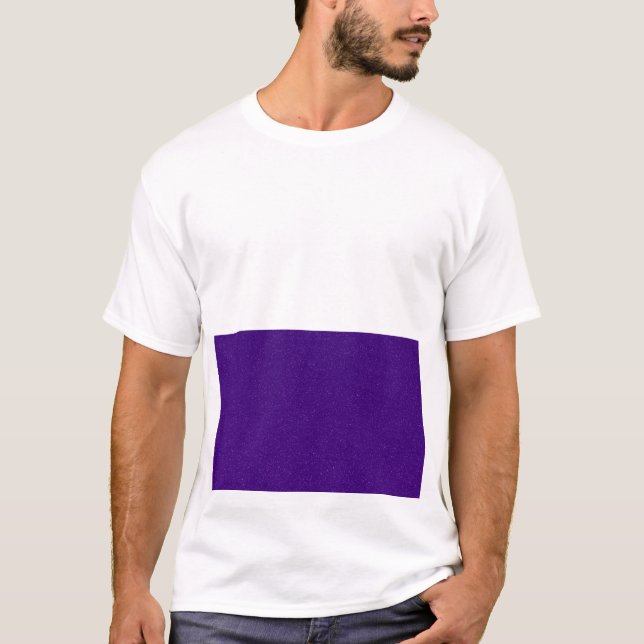 Low-Center Purple Noise Graphic Tee – Customizable (Front)