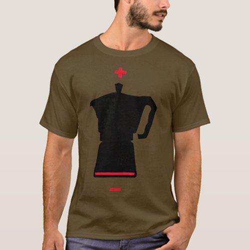 Low coffee low battery T_Shirt