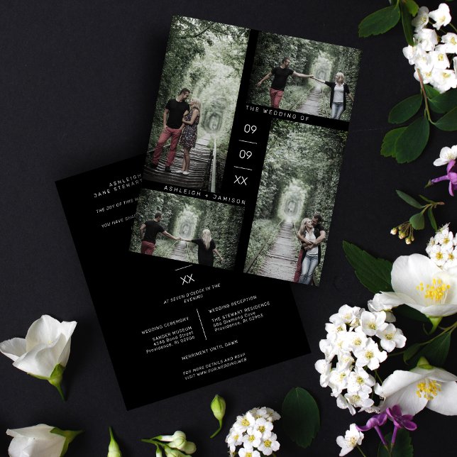 Low Cost 4 Photos Collage Modern Wedding (Creator Uploaded)