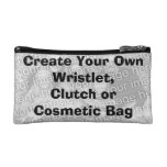 Low Cost Create A Own Cosmetic Bag or Wristlet at Zazzle