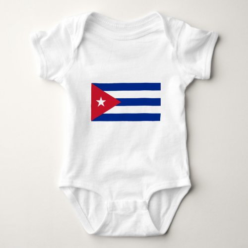 Low Cost Cuba Flag Baby Bodysuit