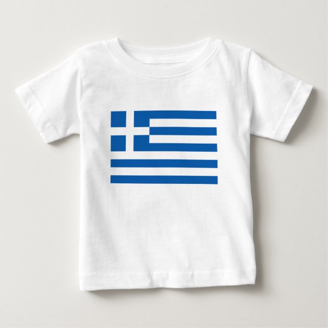 Low Cost! Greece Flag Baby T-Shirt (Front)