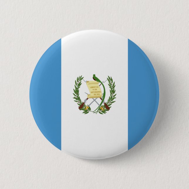 Low Cost! Guatemala Flag Button (Front)