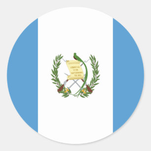 Low Cost! Guatemala Flag Classic Round Sticker