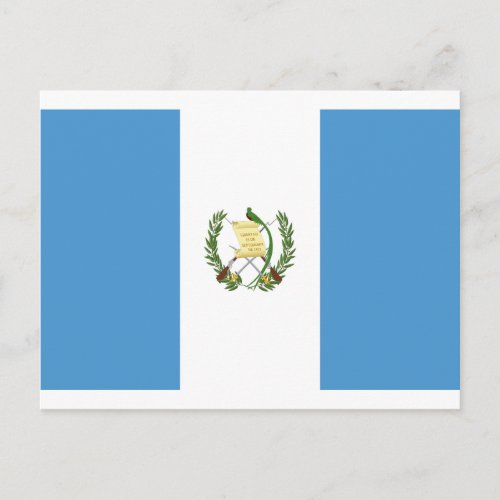 Low Cost Guatemala Flag Postcard