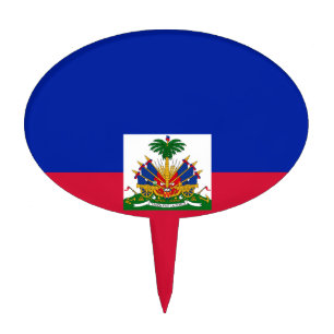 Low Cost! Haiti Flag Cake Topper