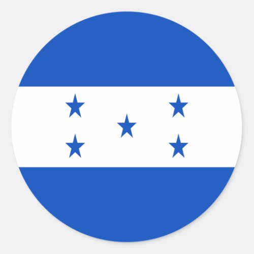 Low Cost Honduras Flag Classic Round Sticker