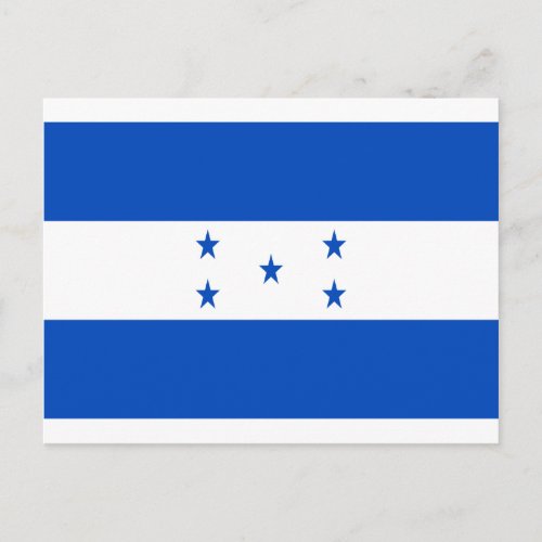 Low Cost Honduras Flag Postcard